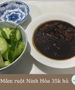 Mắm ruột kho ba chỉ