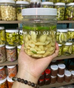 Tỏi ngâm chua ngọt nhà Nhỏ làm 500g